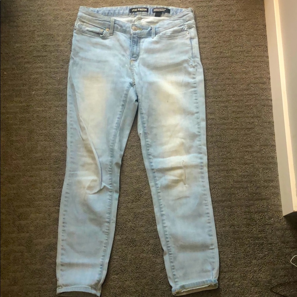 Skinny washed jeans